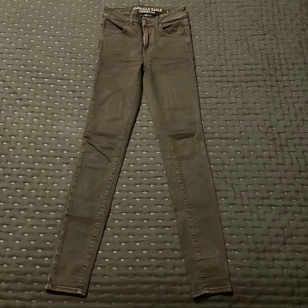 Black American Eagle Jeggings Size 0